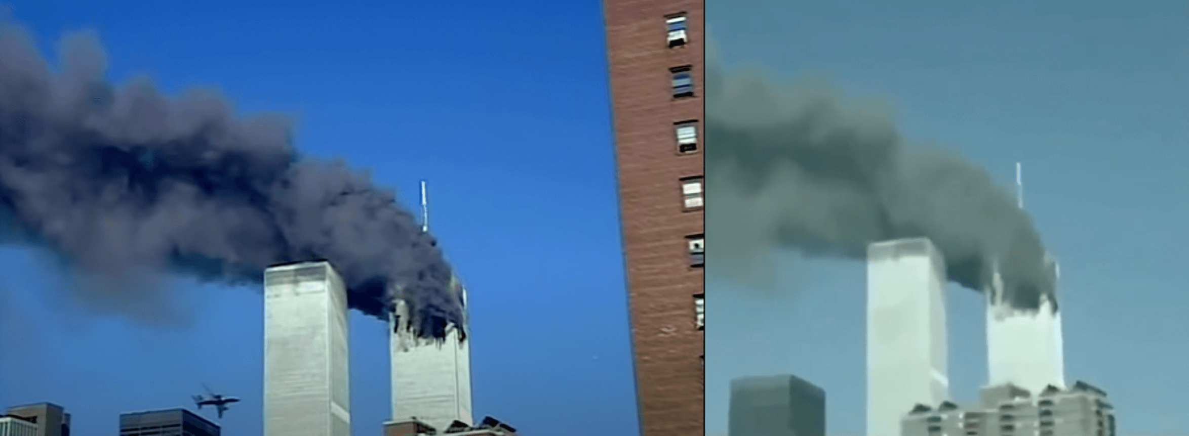 Hoax video falsely purports to show no planes hit Twin Towers on 9/11